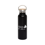 20oz Vacuum Insulated Water Bottle With Bamboo Lid